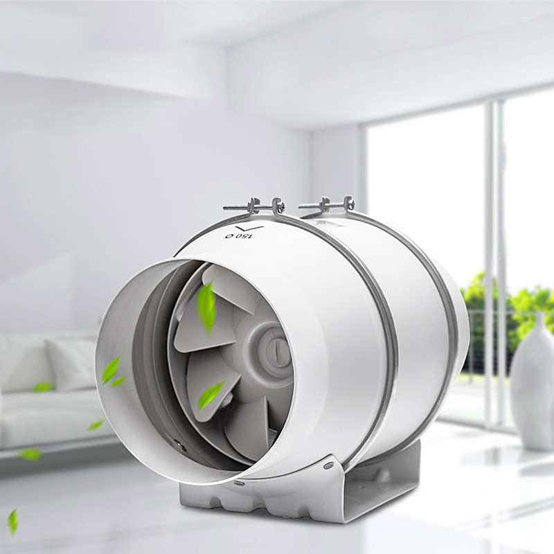 Home Bathroom Extractor Fan - 2026 6'' Inline Duct Fan Air