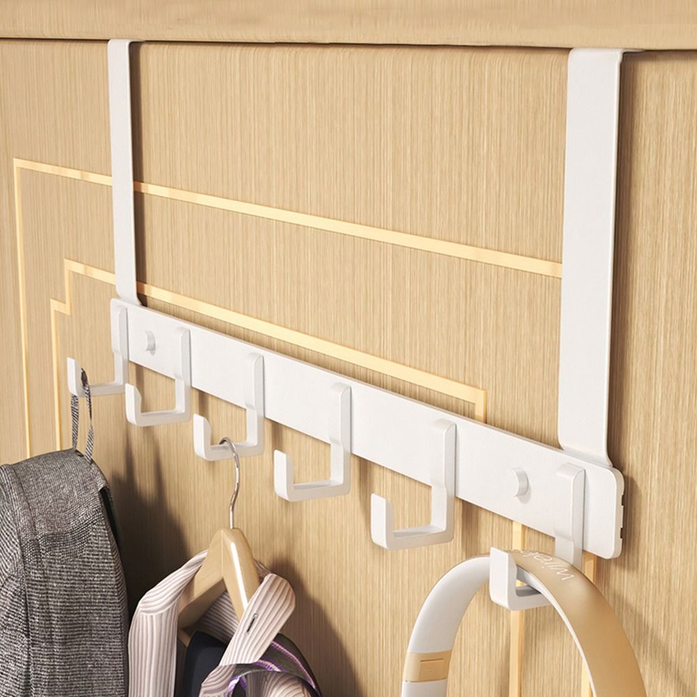 Tiny Home Bathroom Kitchen - Hooks Over The Door 6 Hooks
