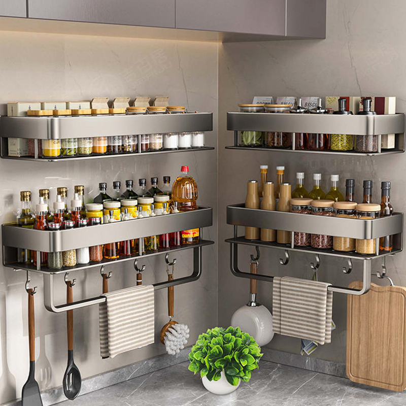 Tiny Home Bathroom Kitchen - Aluminum Kitchen Rack Kitchen Shelf Toilet