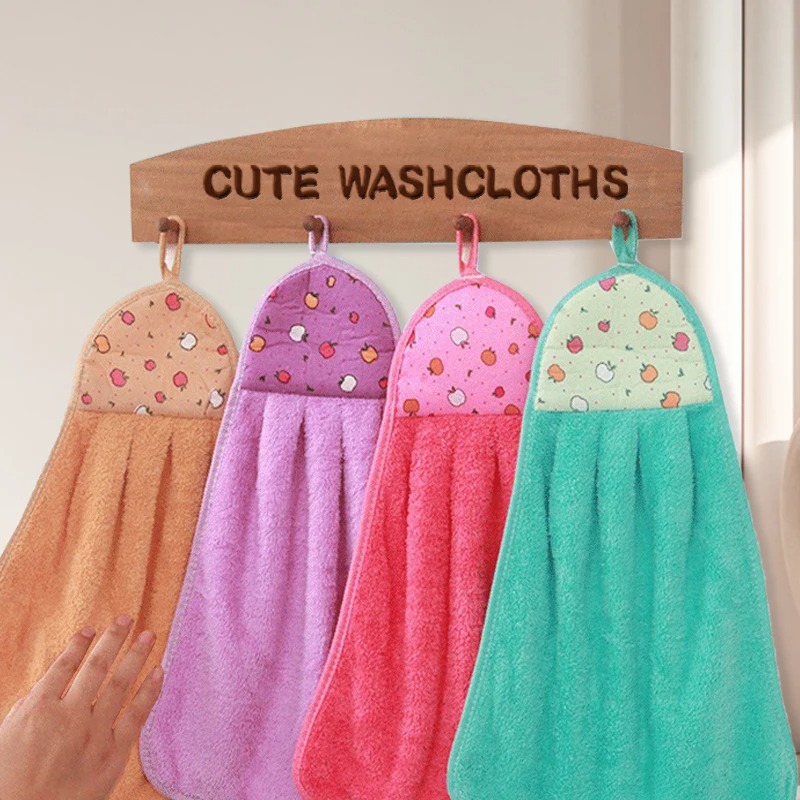 4pcs 20*32cm Small Hand Towels - огляд і ціна Home Bathroom Cleaning