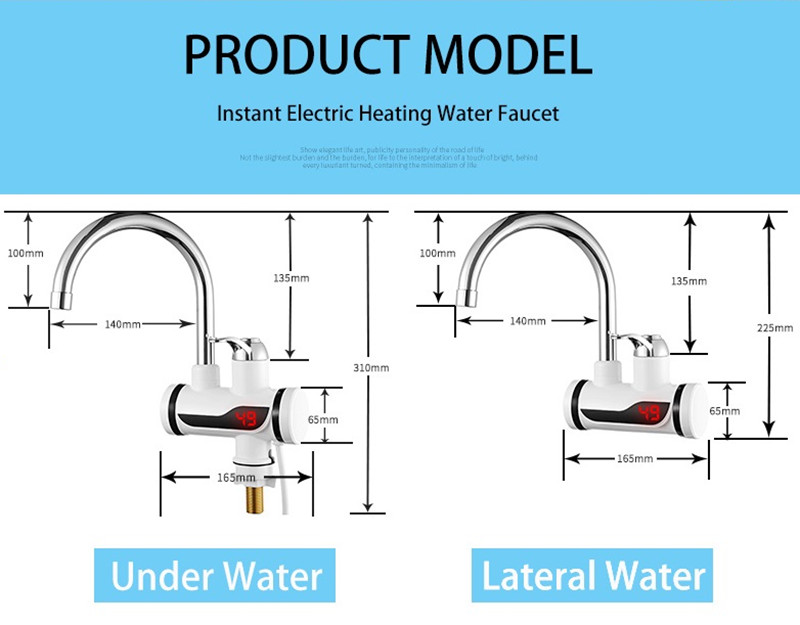 3000W EU Plug Instant Electric - огляд і ціна Home Bathroom Water Heater