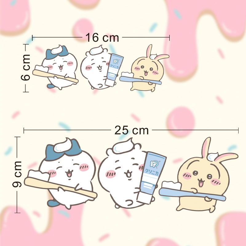 Hot Chiikawa Mirror Stickers S - огляд і ціна Japan Bathroom.Home