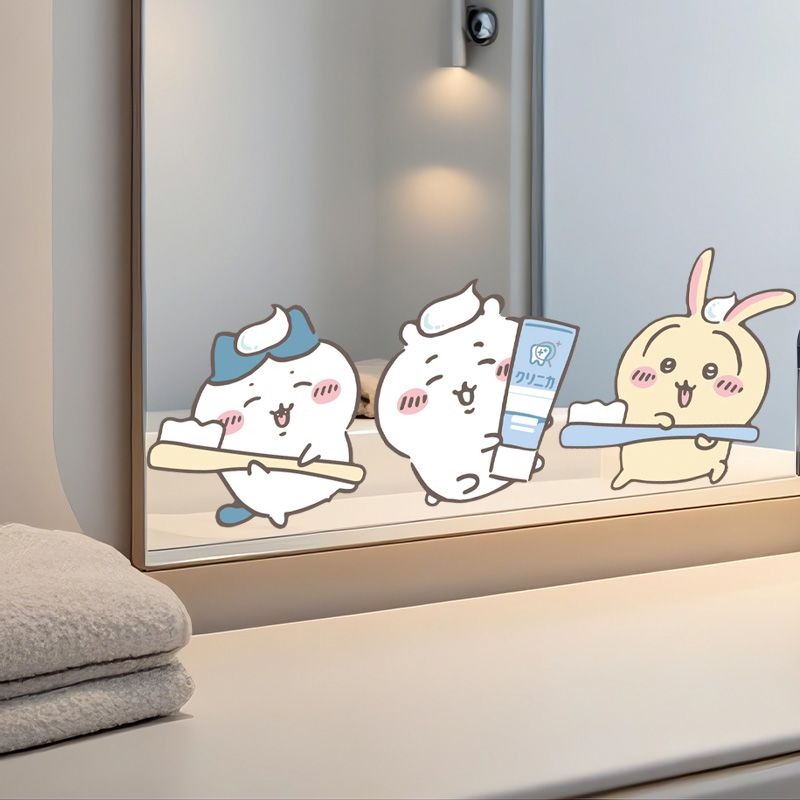 Hot Chiikawa Mirror Stickers S - огляд і ціна Japan Bathroom.Home