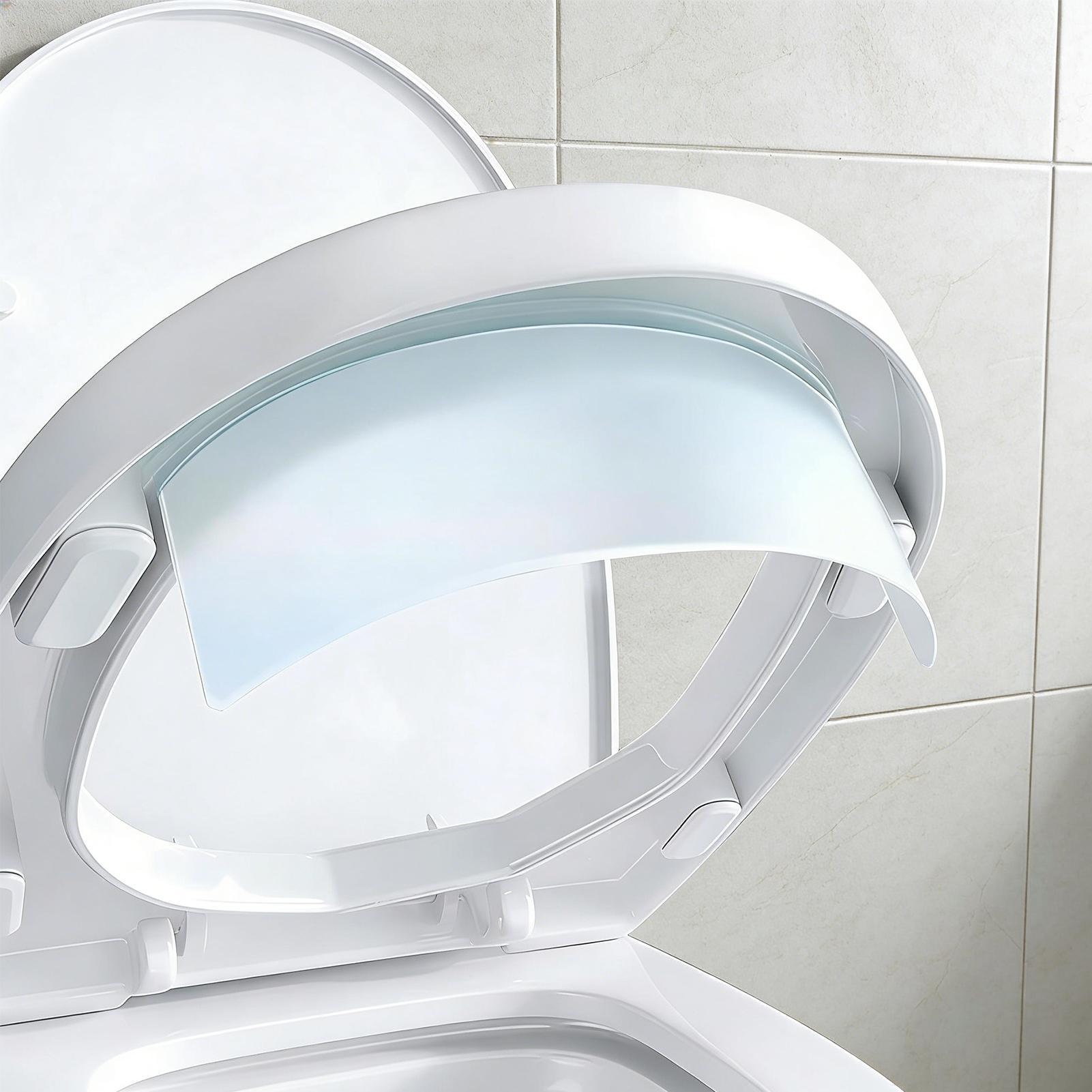 Splash Guard For Toilet High-D - огляд і ціна Home Bathroom With Two Toilets