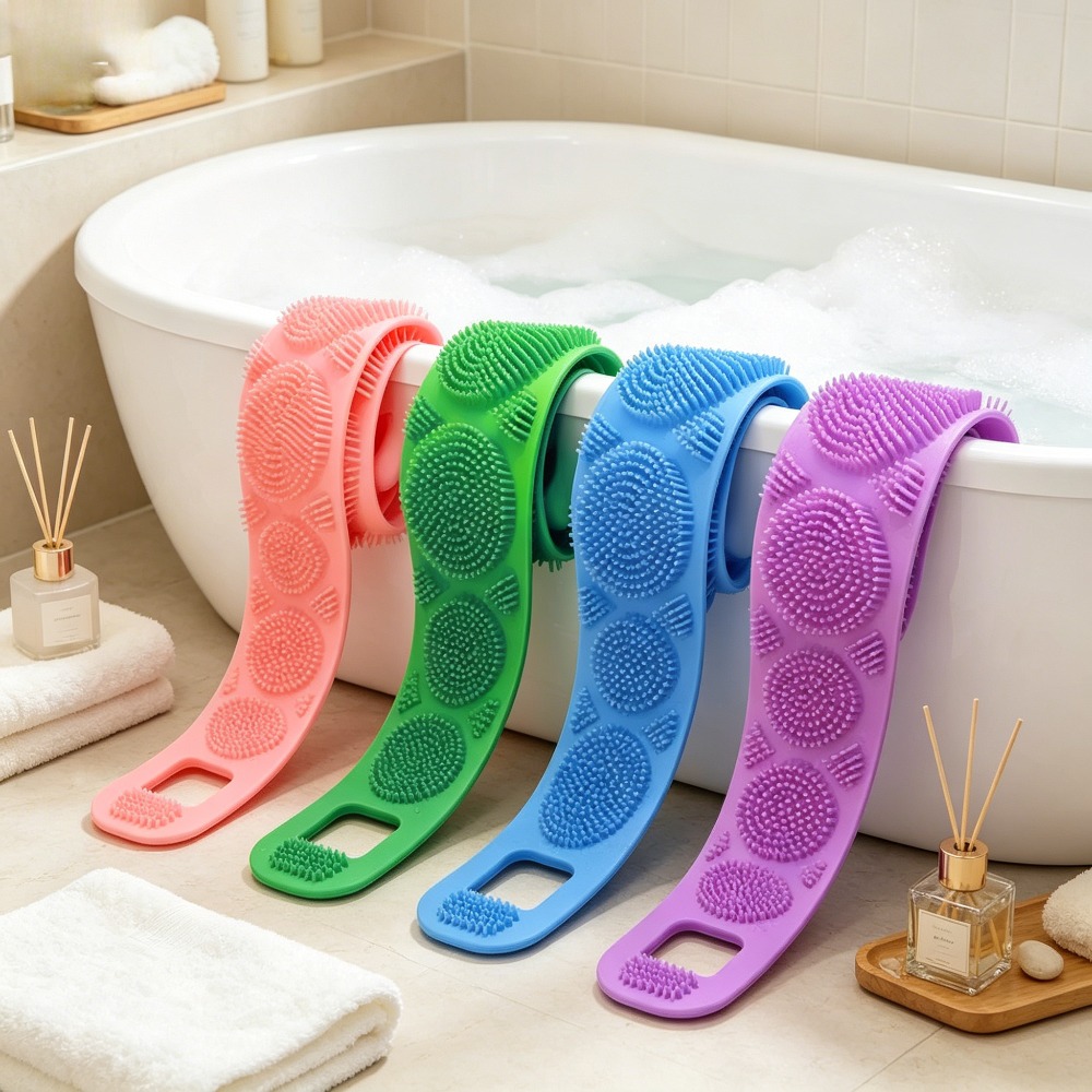 Silicone Shower Back Brush Bel - огляд і ціна Home Bathroom Cleaning Machine