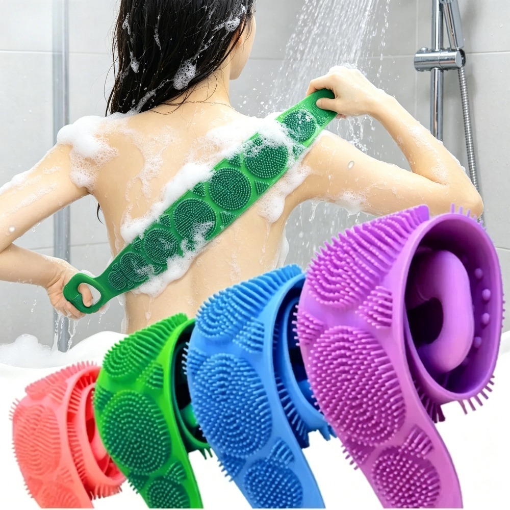 Silicone Shower Back Brush Bel - огляд і ціна Home Bathroom Cleaning Machine