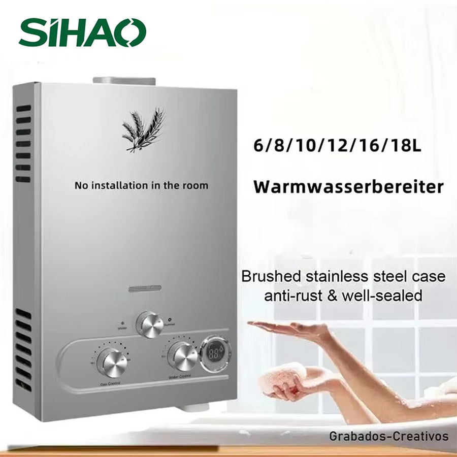 SIHAO 12L 16L 18L GPM LPG Gas  - огляд і ціна Home Bathroom Water Heater
