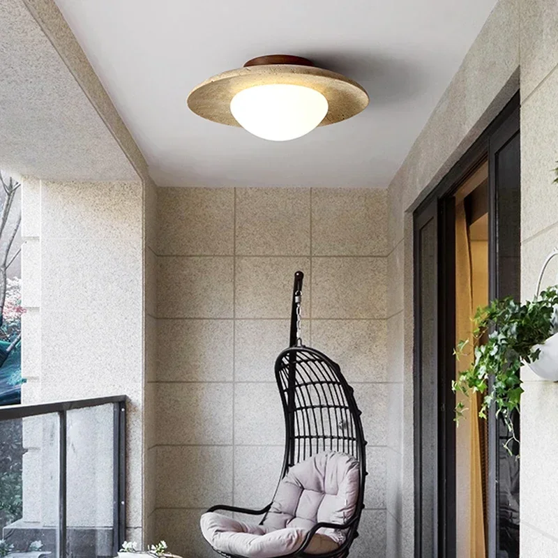 Natural Stone Ceiling Light Ja - огляд і ціна Japan Bathroom.Home
