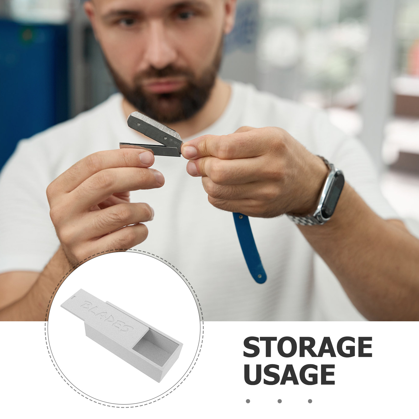 White Double Compartment Blade - огляд і ціна Home One Bathroom