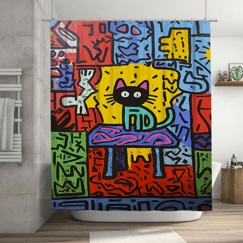 Bright Graffiti Abstract Cat S - огляд і ціна Home Bathroom Remodel