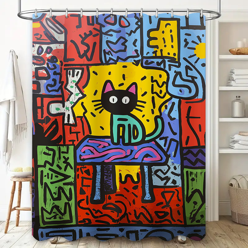 Bright Graffiti Abstract Cat S - огляд і ціна Home Bathroom Remodel