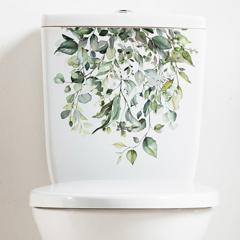 Fresh Green Plant Leaves Bathr - огляд і ціна Home Bathroom Remodel