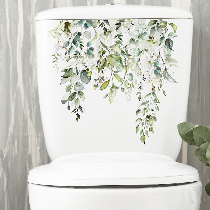 Fresh Green Plant Leaves Bathr - огляд і ціна Home Bathroom Remodel