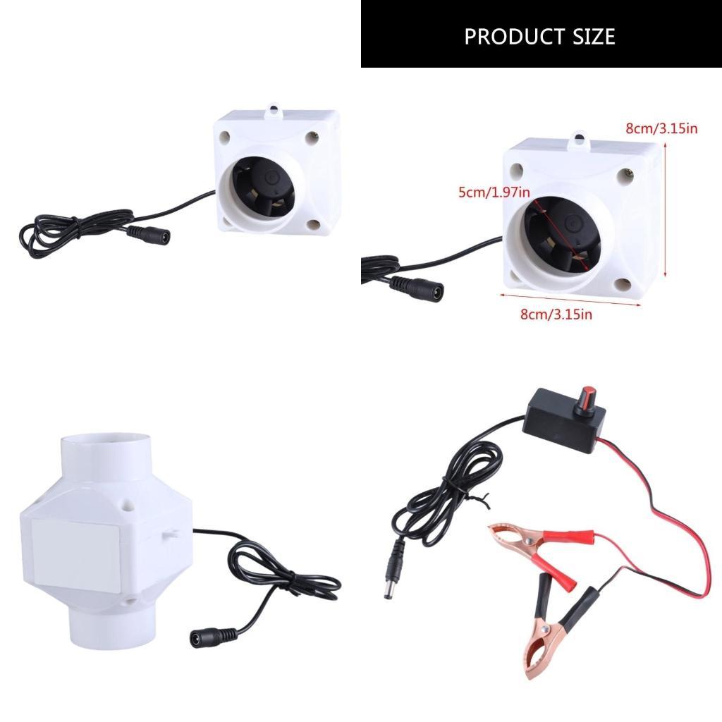 652F 12V Exhaust Fan Home Quie - огляд і ціна Home Bathroom Extractor Fan