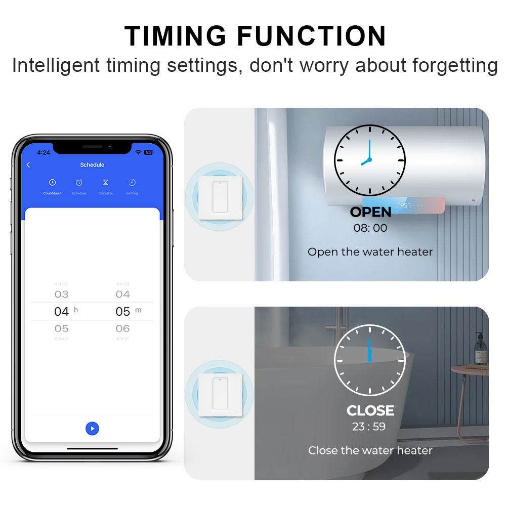 Smart Water Heater Switch/WiFi - огляд і ціна Home Bathroom Water Heater