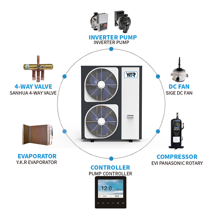 Air Source Heat Pump Water Hea - огляд і ціна Home Bathroom Water Heater