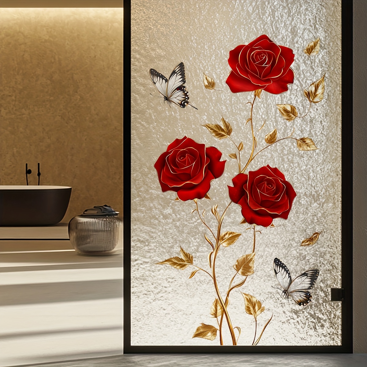 1Pc Charming and Romantic Red  - огляд і ціна Home One Bathroom