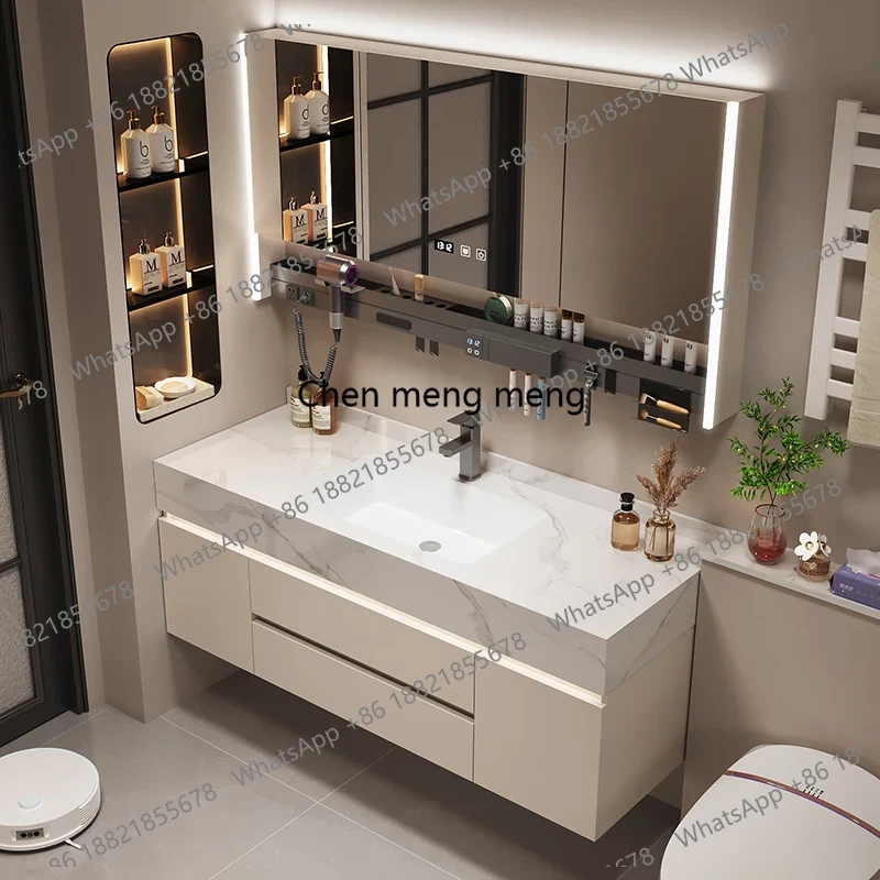 B567 Partitions Storage Bathro - огляд і ціна Home Bathroom Vanity Combo
