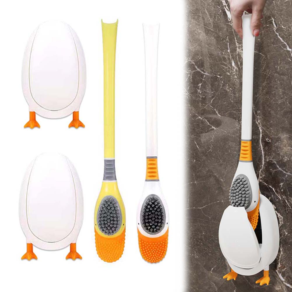 1PC Silicone Toilet Brush With - огляд і ціна Home Bathroom Cleaning