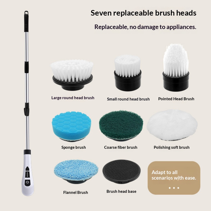 HOMEFISH Cordless Spin Scrubbe - огляд і ціна Home Bathroom Cleaning Machine