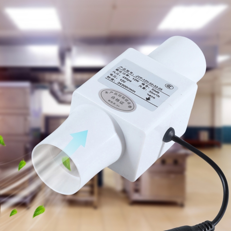 12V Quiet Inline Pipe Ventilat - огляд і ціна Home Bathroom Extractor Fan