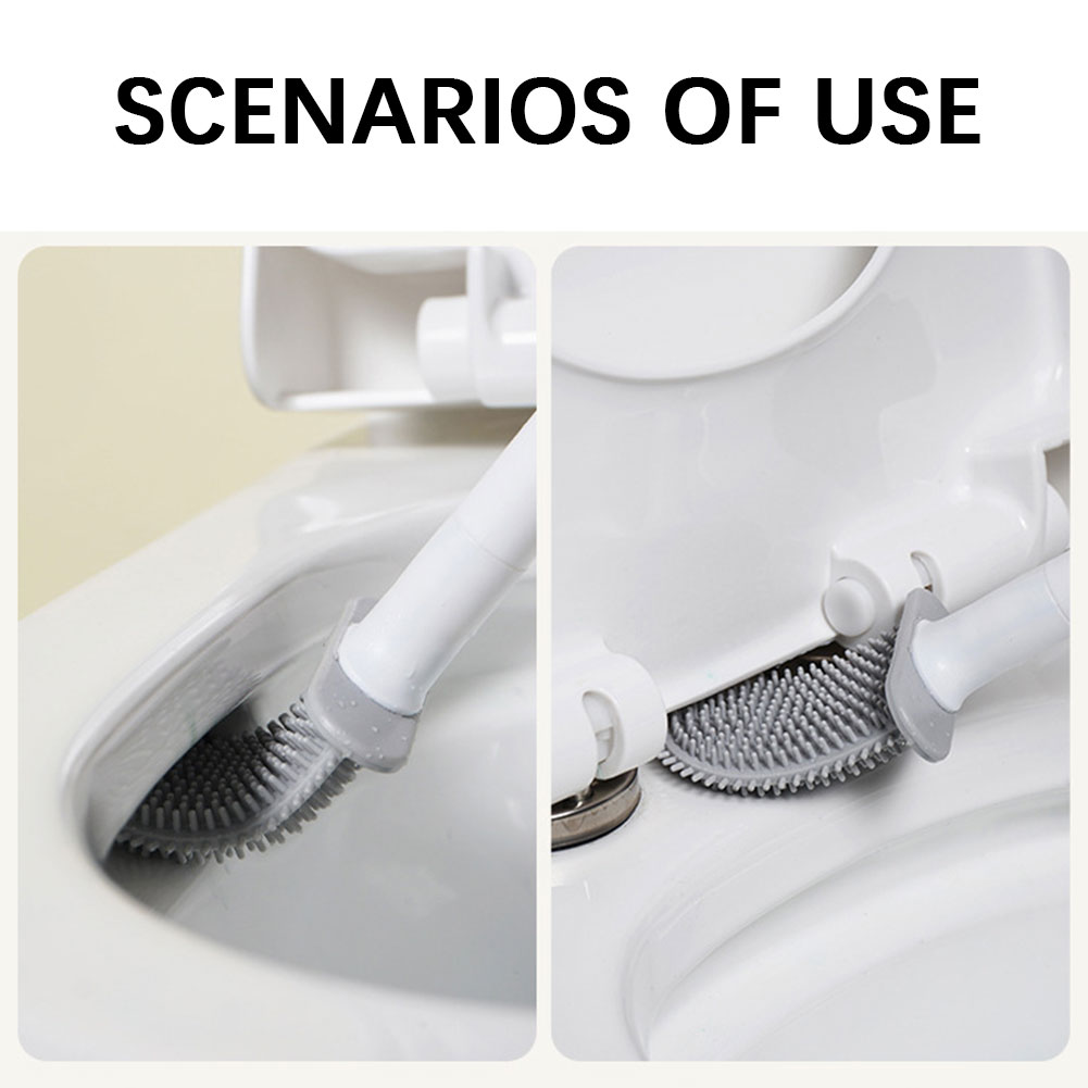 Silicone Toilet Brush With Hol - огляд і ціна Home Bathroom Cleaning