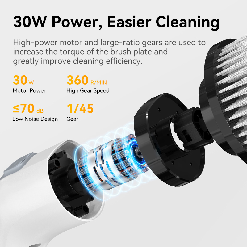 Electric Cleaning Brush Cordle - огляд і ціна Home Bathroom Cleaning Machine