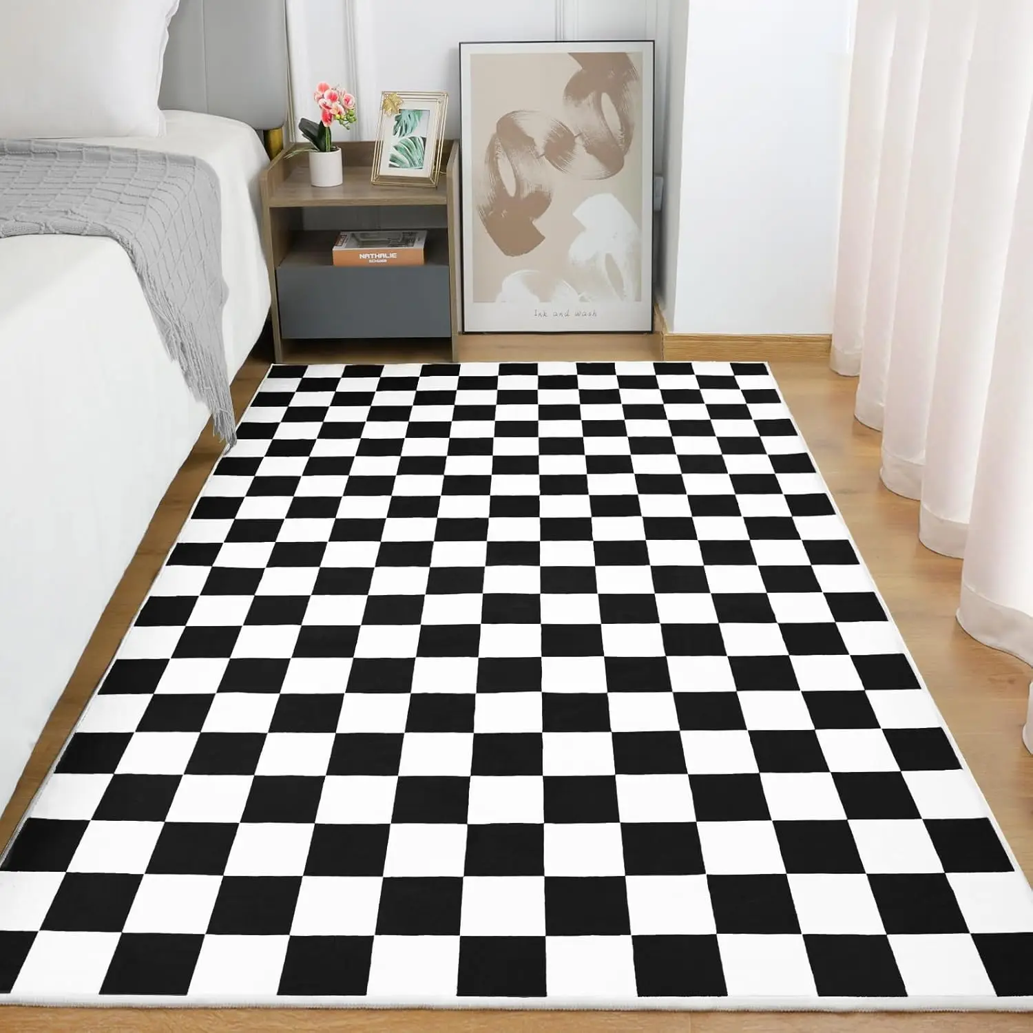 Checkerboard Pattern Carpet Va - огляд і ціна Japanese Home Bathroom Design