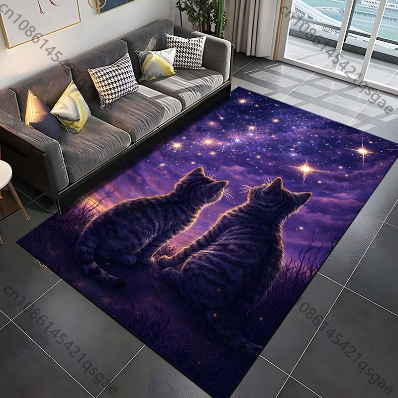 1PC Two cats gaze at stars Pri - огляд і ціна Home Bathroom With Two Toilets