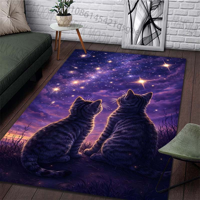 1PC Two cats gaze at stars Pri - огляд і ціна Home Bathroom With Two Toilets