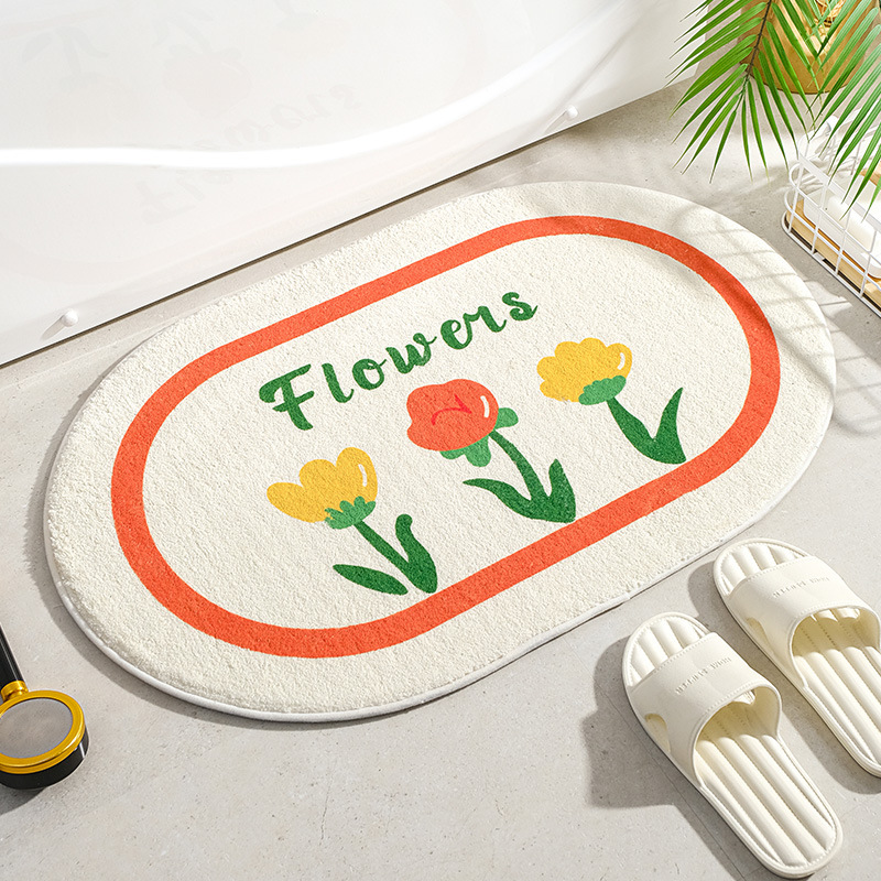 Small Fresh Floor Mats Soft Fl - огляд і ціна Japan Bathroom.Home