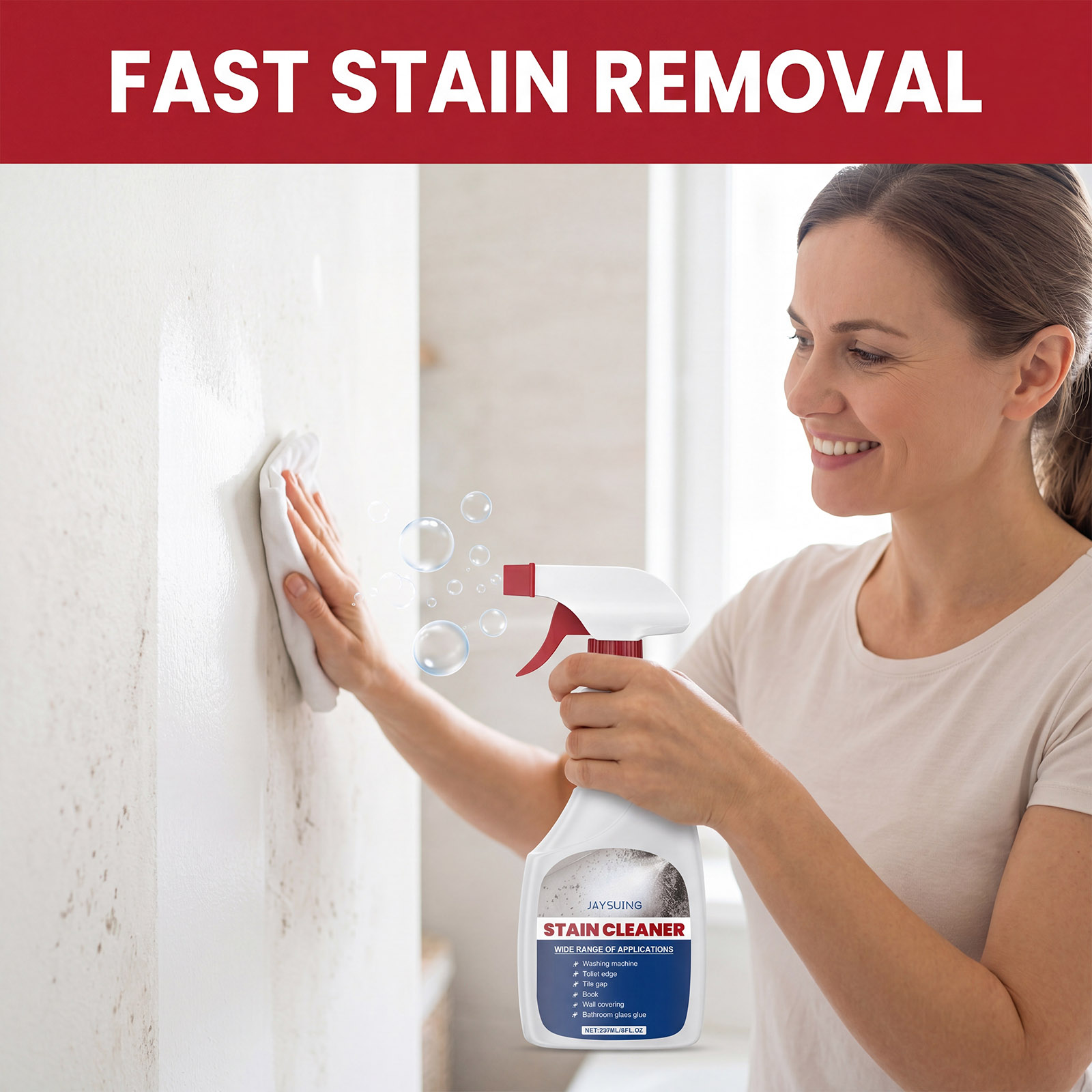 Mildew Remover Wall Spray Clea - огляд і ціна Home Bathroom Cleaning