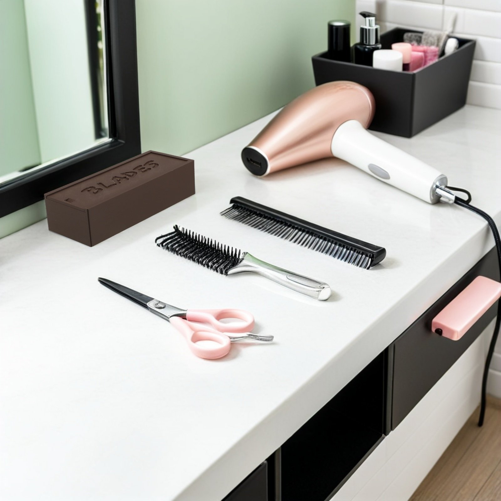 Brown Double Compartment Blade - огляд і ціна Home One Bathroom