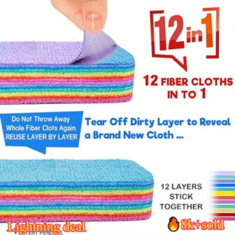 1PC ,12 layer fiber, perfect c - огляд і ціна Home Bathroom Cleaning