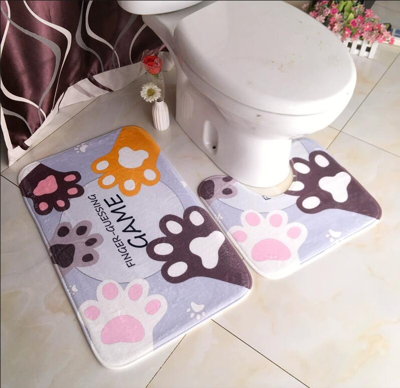 Home Carpet Bathroom Floor Mat - огляд і ціна Home Bathroom With Two Toilets