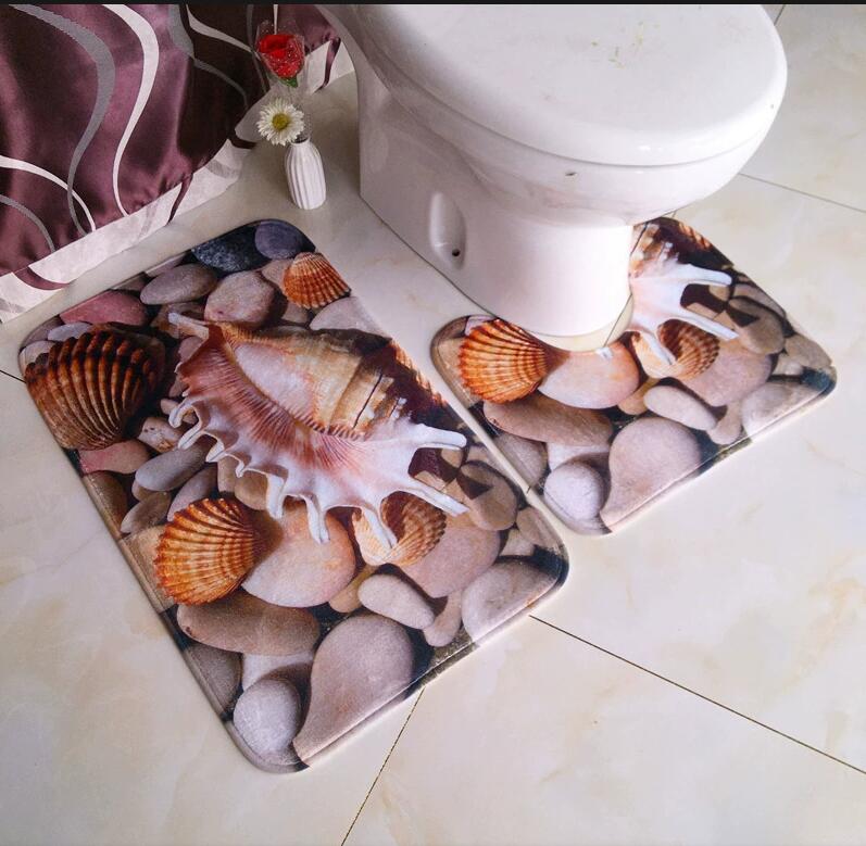 Home Carpet Bathroom Floor Mat - огляд і ціна Home Bathroom With Two Toilets