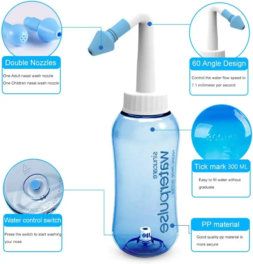 300ml 500ml nasal irrigator Ri - огляд і ціна Home Bathroom Cleaning Machine