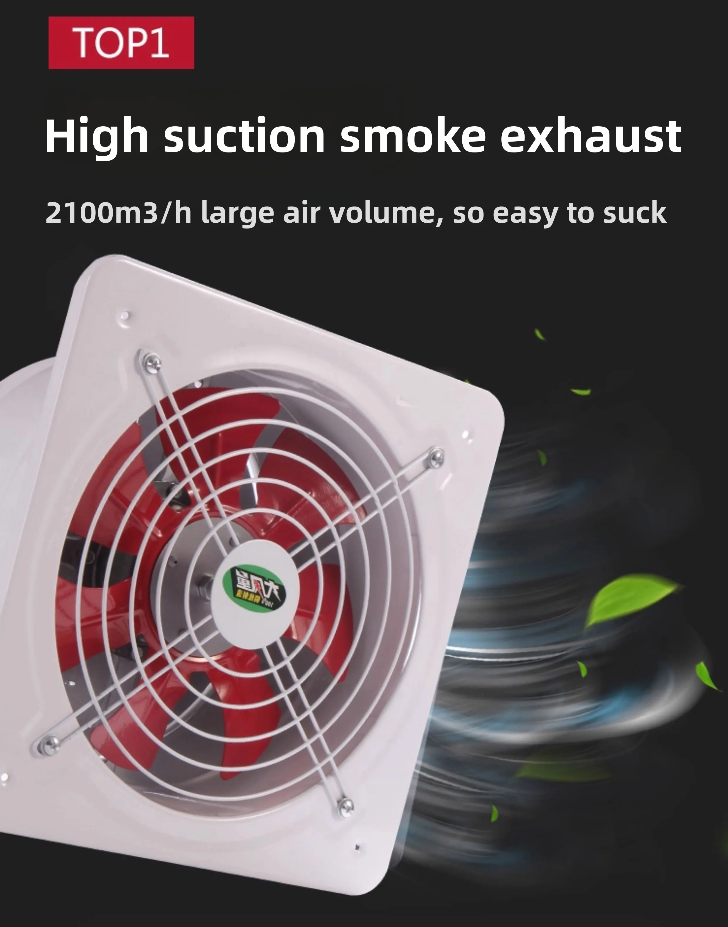 220V Powerful Kitchen Exhaust  - огляд і ціна Home Bathroom Extractor Fan