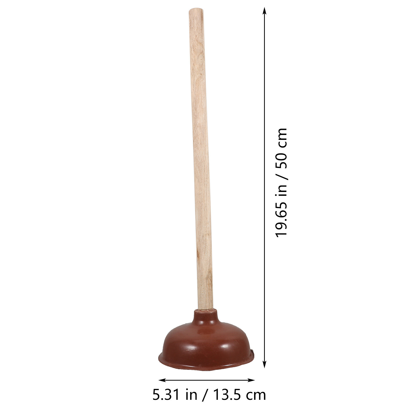 Wooden Rubber Toilet Plunger C - огляд і ціна Home Bathroom Cleaning