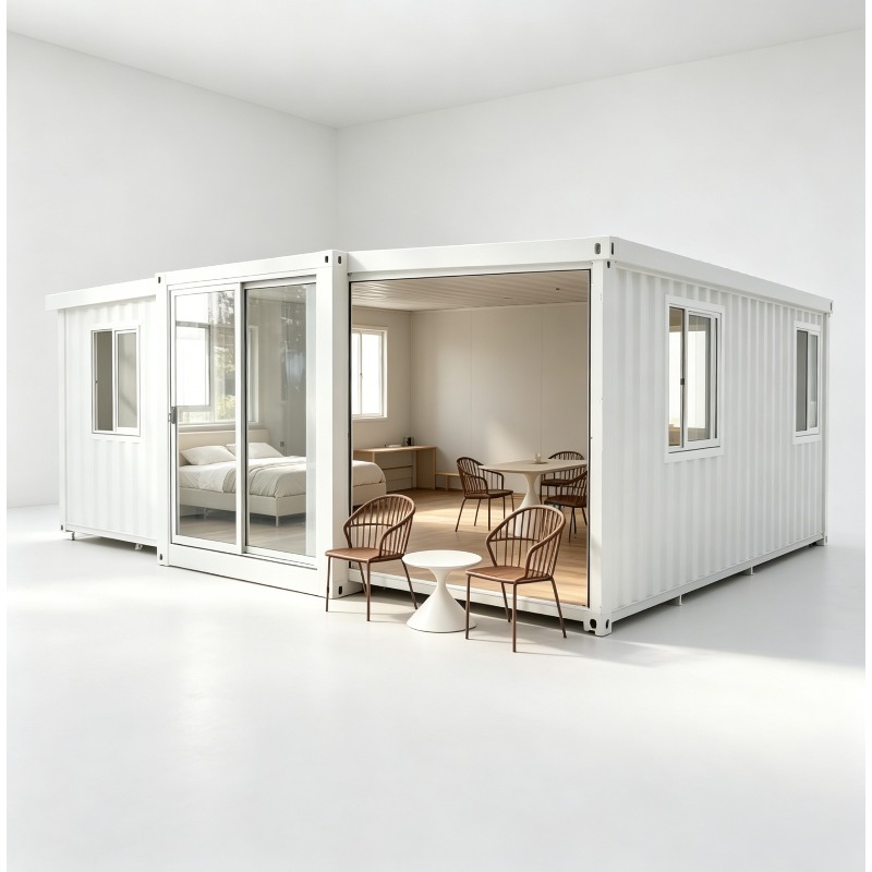 40ft Expandable Container Hous - огляд і ціна Tiny Home Bathroom Kitchen