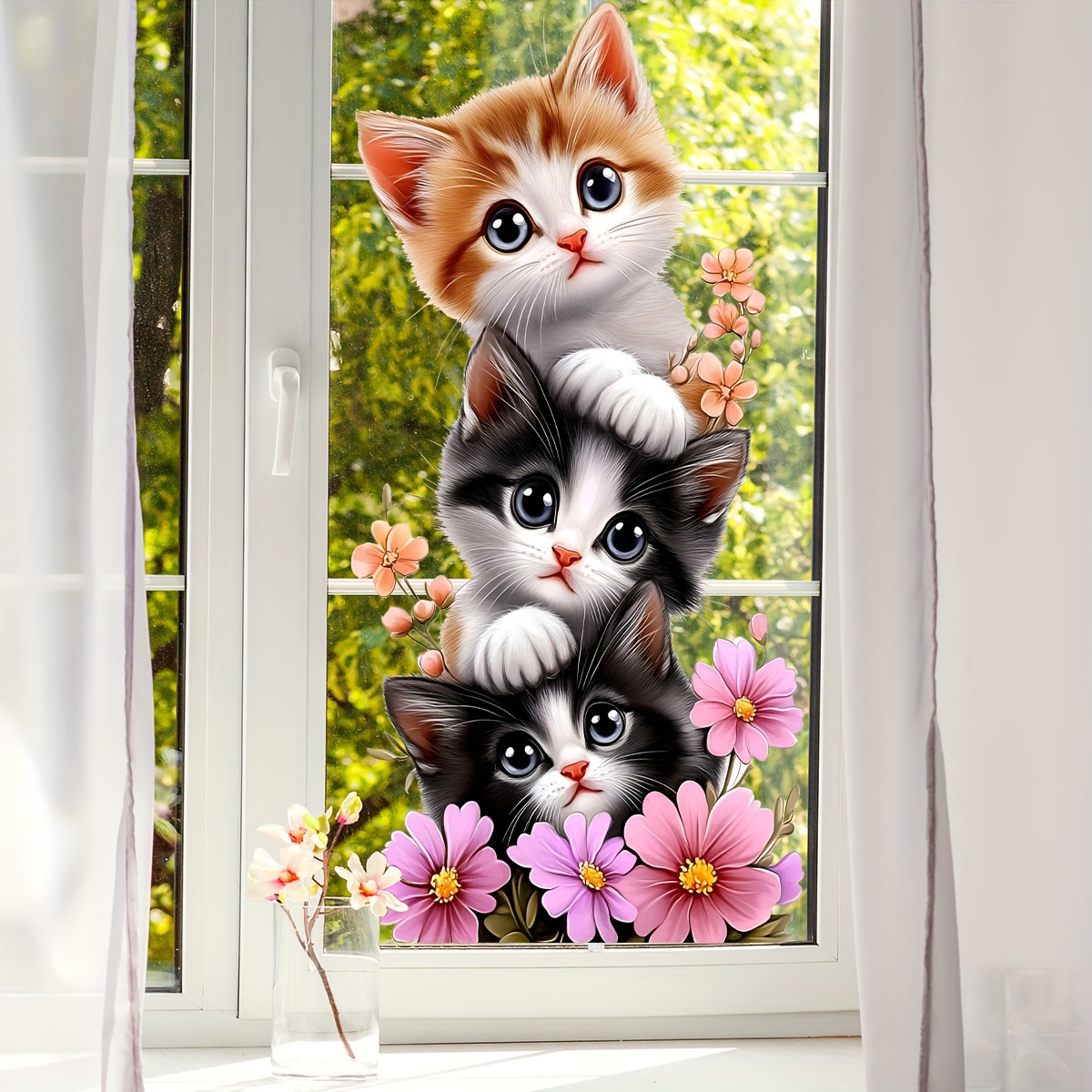 1Pc Cute Kitten Jenga Butterfl - огляд і ціна Home One Bathroom