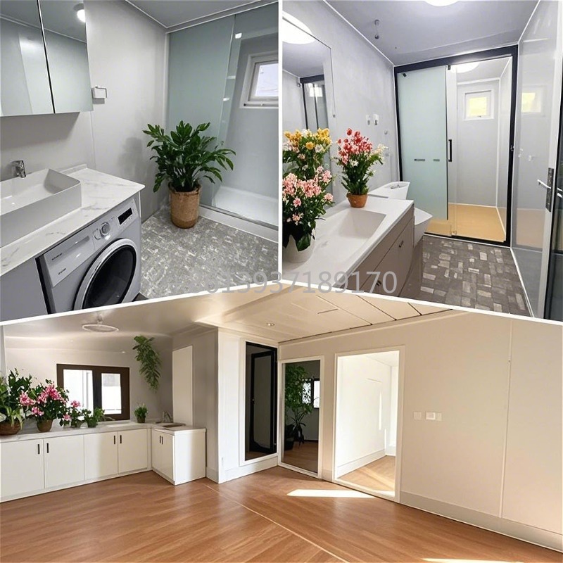 Luxury Expandable Prefab Tiny  - огляд і ціна Tiny Home Bathroom Kitchen
