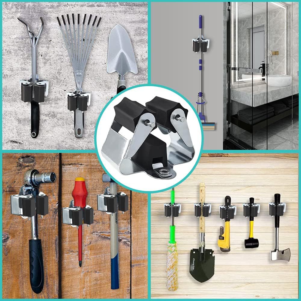 1/4pcs Broom Hanger Mop Holder - огляд і ціна Tiny Home Bathroom Kitchen